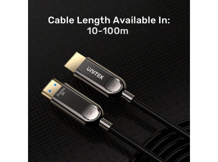 UNITEK C11085GY01-70M kabel HDMI HDMI Typu A (Standard) Czarny