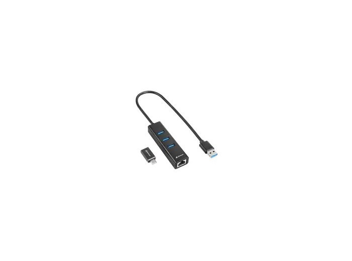Sharkoon 4044951037575 stacja dokująca Bezprzewodowy USB 3.2 Gen 1 (3.1 Gen 1) Type-C Czarny