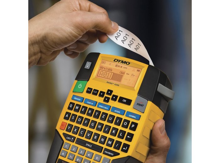 Etykieciarka DYMO RHINO 4200 ogólnego przeznaczenia z klawiaturą QWERTZ