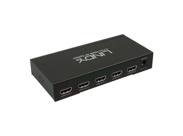 Lindy 38159 rozgałęziacz telewizyjny HDMI 4x HDMI