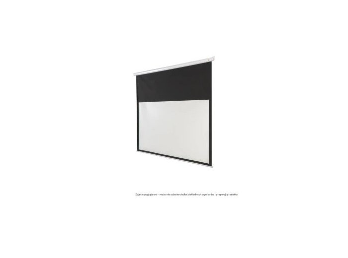 Ekran ścienny ręczny Cinema 200 (16:9, 200x200cm, powierzchnia biała, matowa)