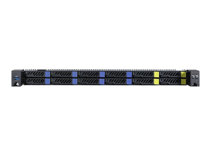 Platforma AsRock Rack (1U) 1U8S4E-GENOA/2T AMD Epyc 9005/9004 (8x 2,5" SATA HS, 4x 2,5" NVMe HS, 2xM.2, 2x10Gbe, IPMI, 1+1 750W)