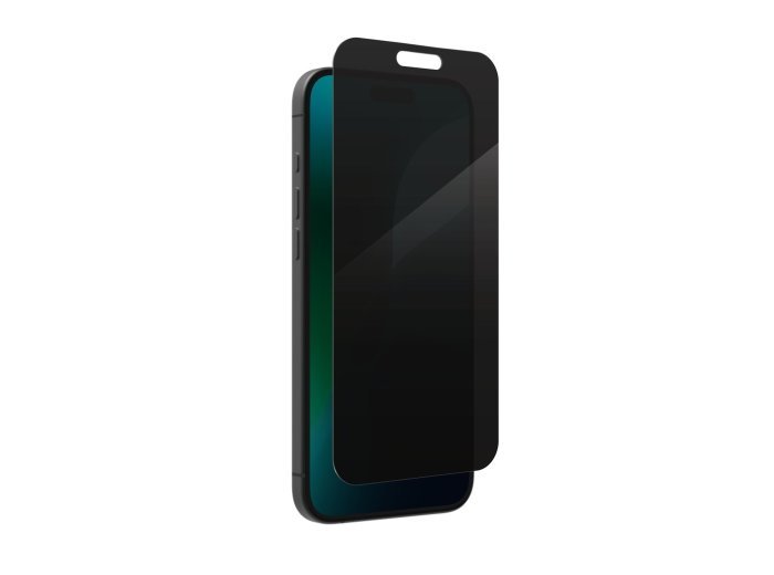 Szkło prywatyzujące ZAGG InvisibleShield Glass Elite Privacy 360 do iPhone 15 Plus / 16 Plus (4 kierunki)