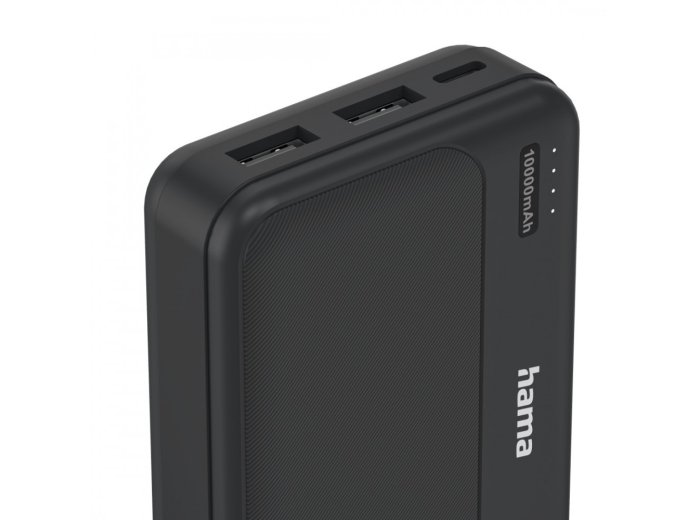 Power pack 10000mAh 2xUSB-A antracyt