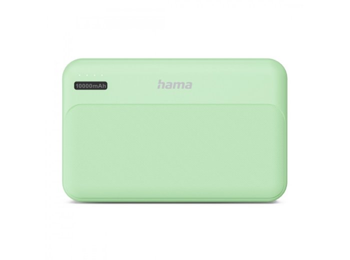 Power pack 10000mAh 2xUSB-A zielony