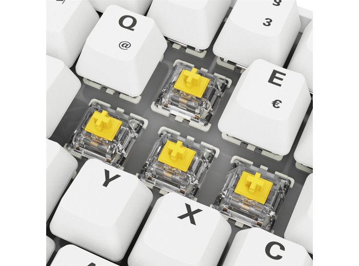 Klawiatura gamingowa Sharkoon Skiller SGK50 S4 Gen2 PBT wei-gel RGB