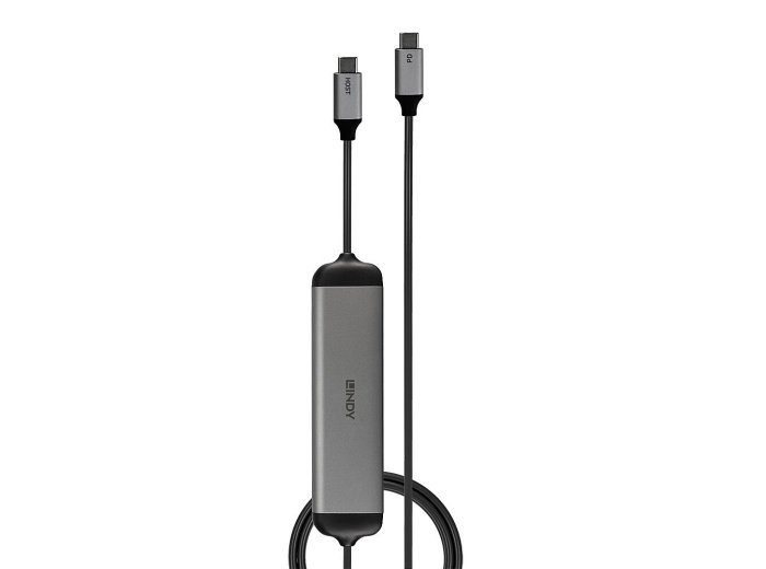 Lindy 43326 stacja dokująca Przewodowa USB 3.2 Gen 1 (3.1 Gen 1) Type-C Czarny, Szary