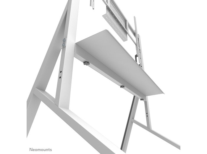 Neomounts FL50-525WH1 Stojak na kółkach do telewizora 139,7 cm (55") - 215,9 cm (85") z regulowaną wysokością Biały