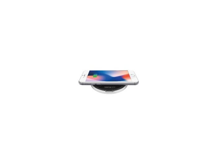 Terratec ChargeAIR dot! Smartfon Czarny, Srebrny DC Bezprzewodowe ładowanie Szybkie ładowanie Wewnętrzna