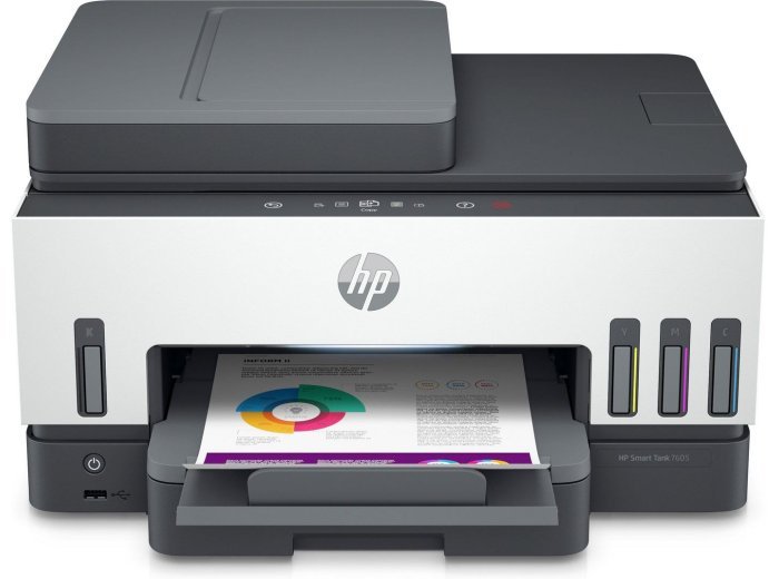 HP Smart Tank 7605 All-in-One Termiczny druk atramentowy A4 4800 x 1200 DPI 15 stron/min Wi-Fi