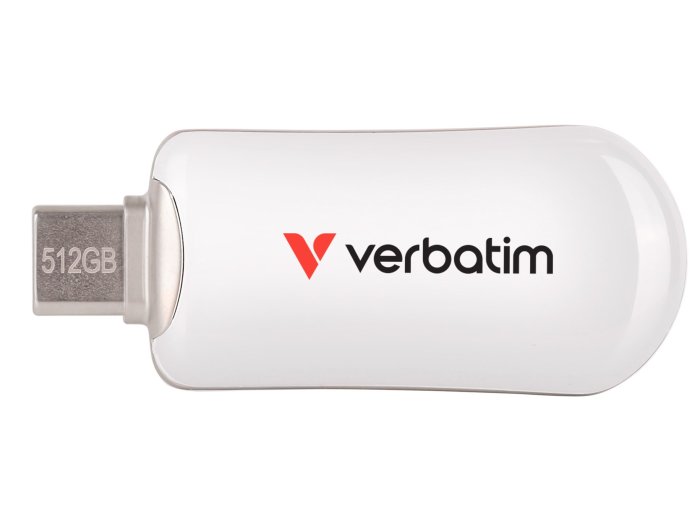 Pamięć flash USB-C STICK 512 GB Verbatim Plectra Biała