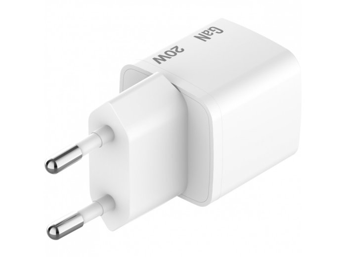 Ładowarka uniwersalna Mini GaN 20W z kablem 1m, USB-C P.D 3.0
