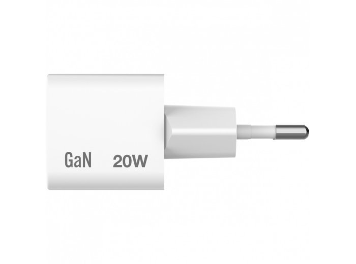 Ładowarka uniwersalna Mini GaN 20W z kablem 1m, USB-C P.D 3.0