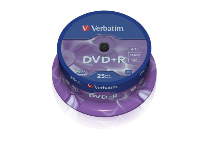 DVD+R 16x 4.7GB 25P CB 43500