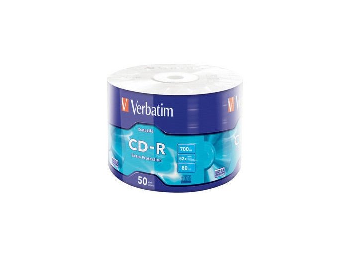 CD-R 52x 700MB 50P SP Extra Protection Wrap 43787
