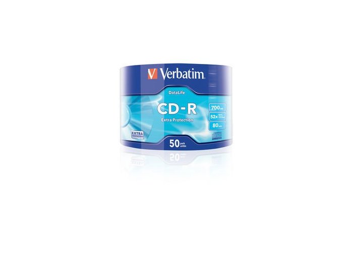 CD-R 52x 700MB 50P SP Extra Protection Wrap 43787