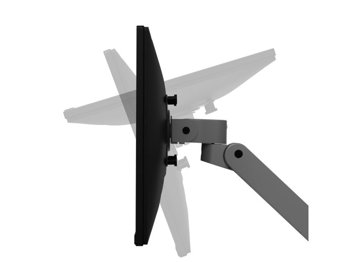 Ergotron LX Pro Series 45-682-293 uchwyt / stojak do monitorów 86,4 cm (34") Biurko Ciemny Szary