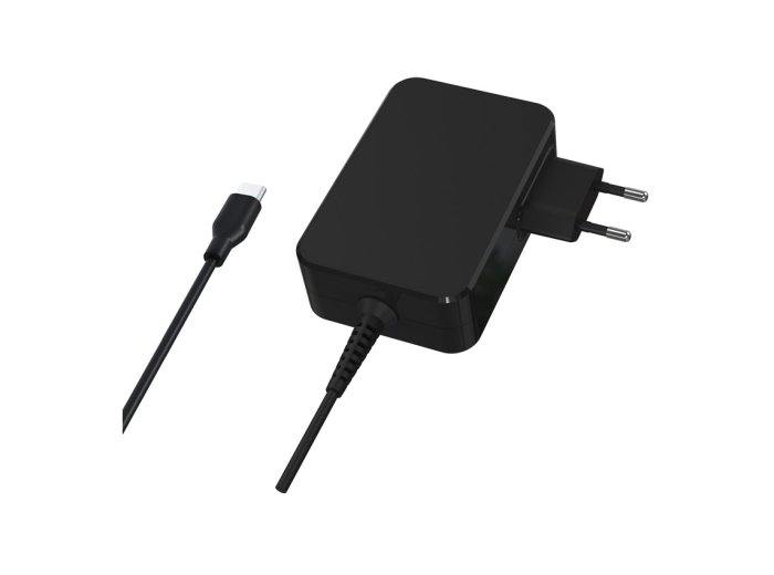 LC-Power LC-NB-GAN-90-C ładowarka do urządzeń przenośnych Laptop Czarny Prąd przemienny Wewnętrzna