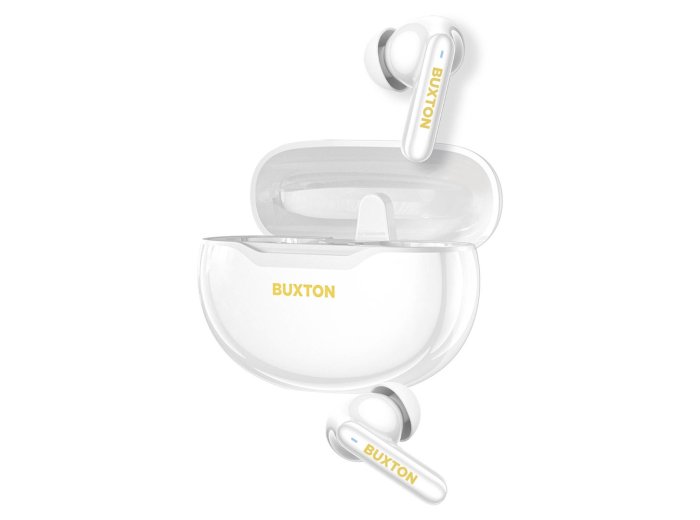 BUXTON BTW-7200 TUYA - Słuchawki Bluetooth douszne białe