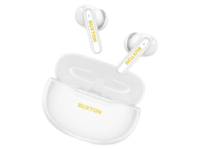 BUXTON BTW-7200 TUYA - Słuchawki Bluetooth douszne białe