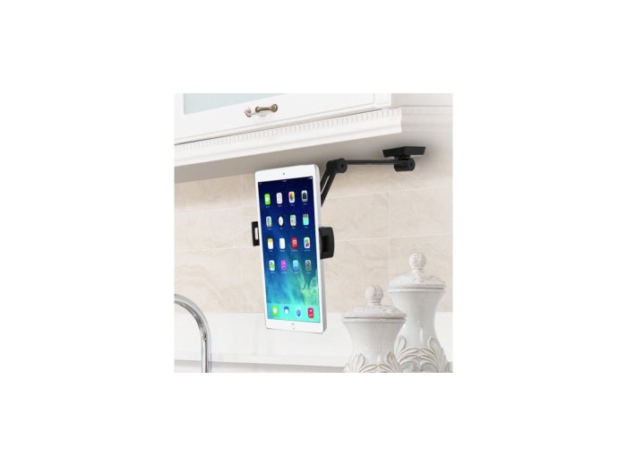Ramię ścienne do tabletu i iPad 4.7-12,9 regulowane czarne