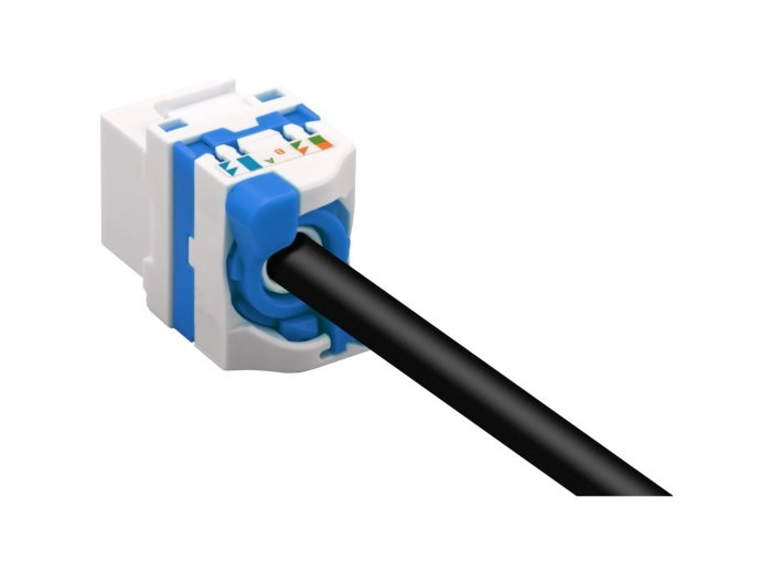 TECHLY SAMOZACISKOWY MODUŁ KEYSTONE RJ45 KAT.6A U/