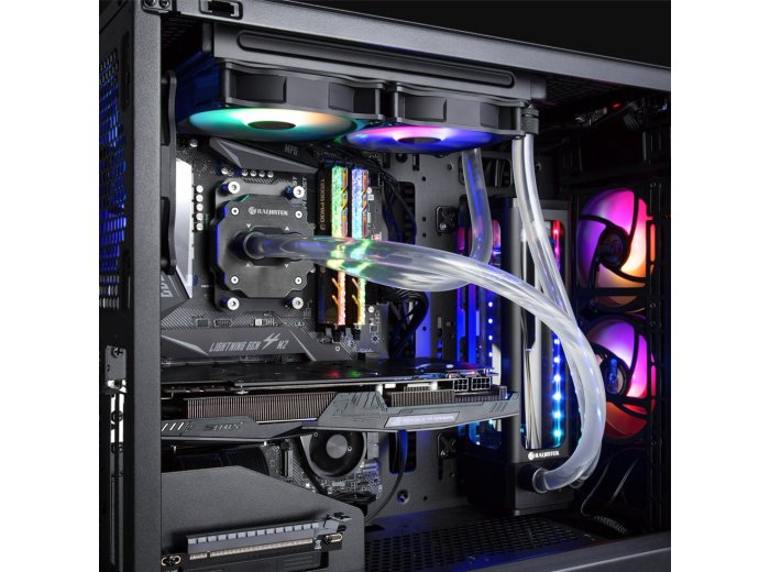 RAIJINTEK EOS 12 RBW ADD Płyta główna, Procesor Wentylator 12 cm Czarny, Biały 2 szt.