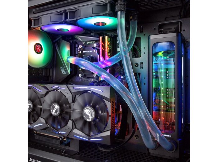 RAIJINTEK EOS 12 RBW ADD Płyta główna, Procesor Wentylator 12 cm Czarny, Biały 2 szt.