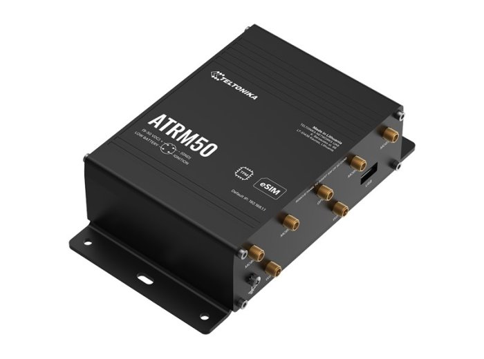 Teltonika ATRM50 | Router 5G | 4x M12 GbE, WiFi 5, Dual SIM, eSIM, GPS