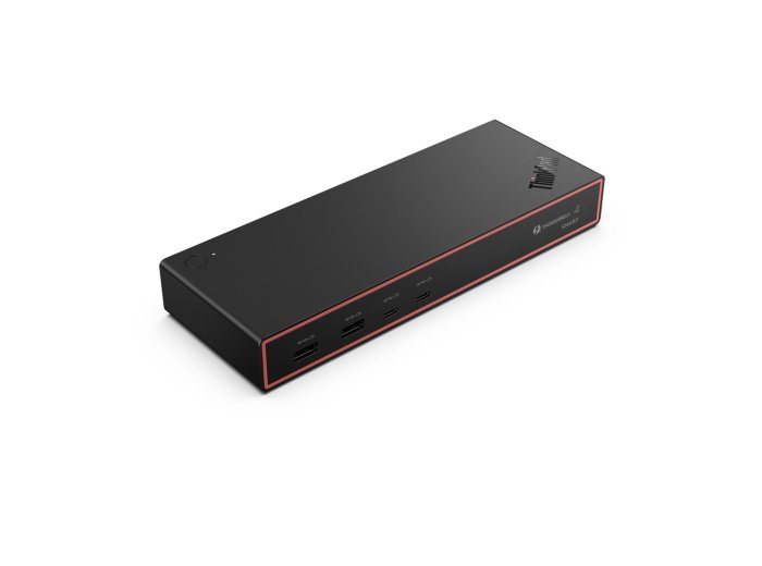 Inteligentna stacja dokująca Lenovo ThinkPad USB4 5500 (z zasilaczem 135 W) | Ilość DisplayPorts: 2 | Ilość portów HDMI: 1 | 100 W