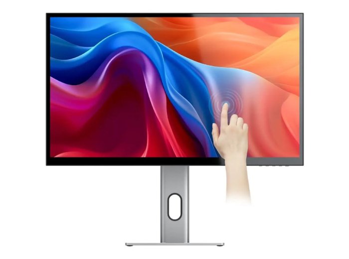 ALOGIC 27C5KPDT monitor komputerowy 68,6 cm (27") 5120 x 2880 px 5K Ultra HD LED Ekran dotykowy Przeznaczony dla wielu użytkowników Czarny, Srebrny