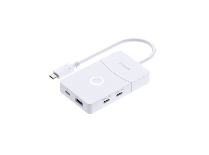 D-Link DUP-501 huby i koncentratory USB 3.2 Gen 1 (3.1 Gen 1) Type-C 5000 Mbit/s Biały