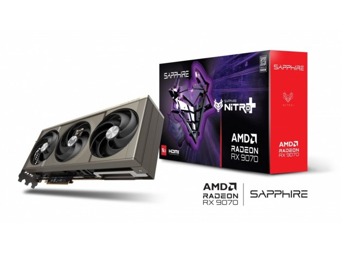 Karta graficzna Radeon RX 9070 NITRO+ 16GB OC GDDR6 256bit 2DP/2HDMI