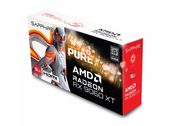 Karta graficzna Radeon RX 9060 XT PURE 16GB GDDR6 128bit DP/2HDMI