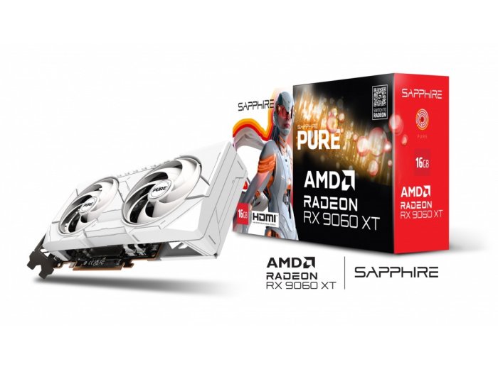 Karta graficzna Radeon RX 9060 XT PURE 16GB GDDR6 128bit DP/2HDMI