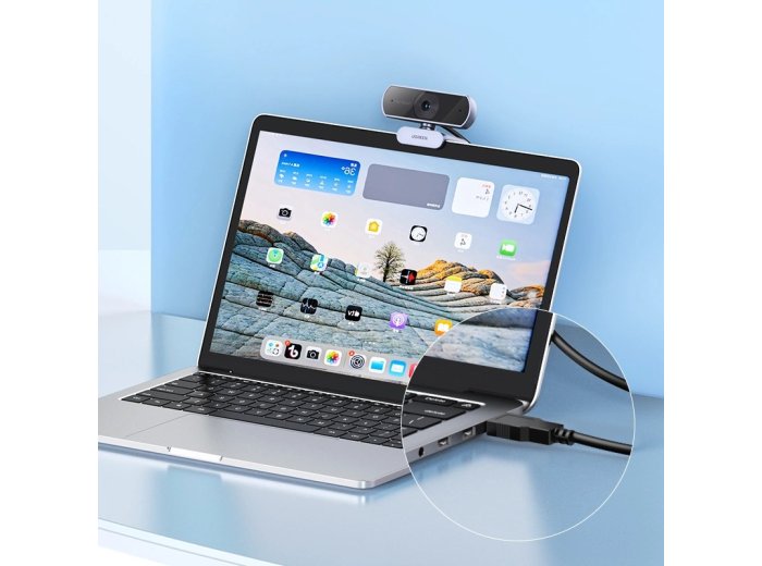 Ugreen CM678 kamera internetowa 2 MP 1920 x 1080 px USB 3.2 Gen 1 (3.1 Gen 1) Szary