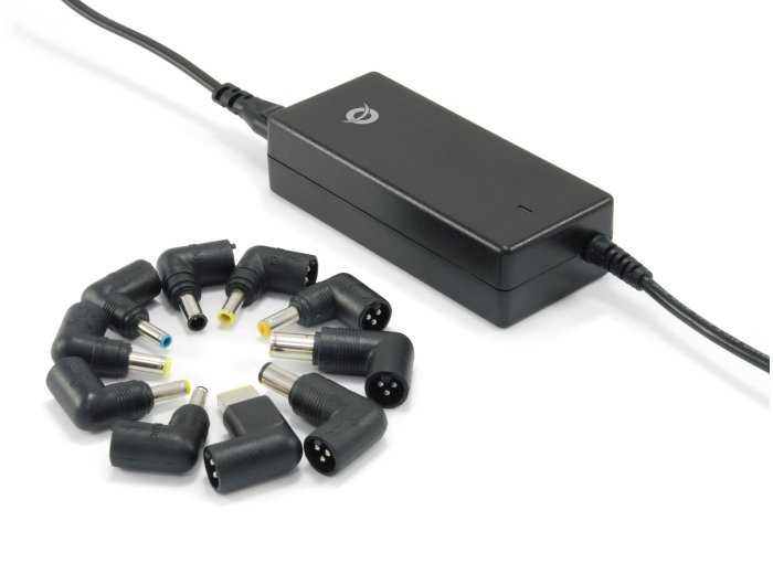 Conceptronic CNB65 adapter zasilający/ inwentor Wewnętrzna 65 W Czarny