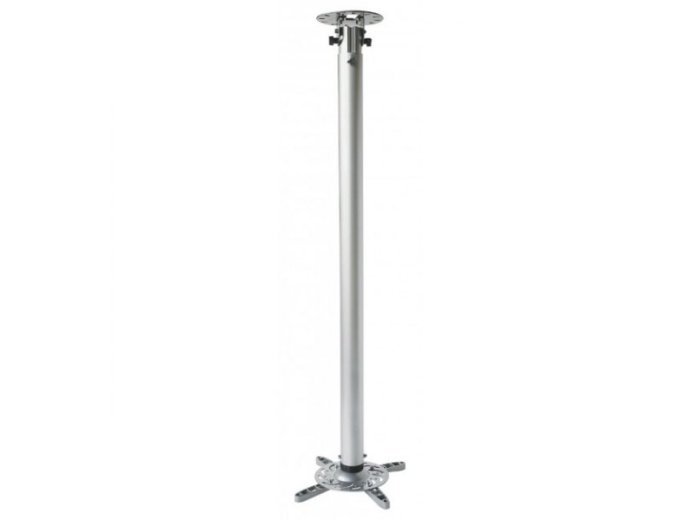 Ramię do projektora 110 -190cm sufitowe, 15kg, srebrne
