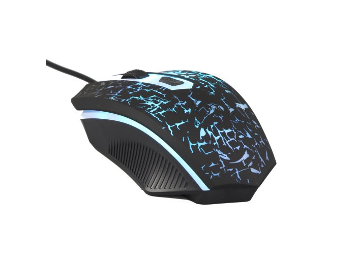 Ultron HAWK Gaming Set klawiatura Dołączona myszka QWERTZ Niemiecki Czarny, Czerwony, Biały