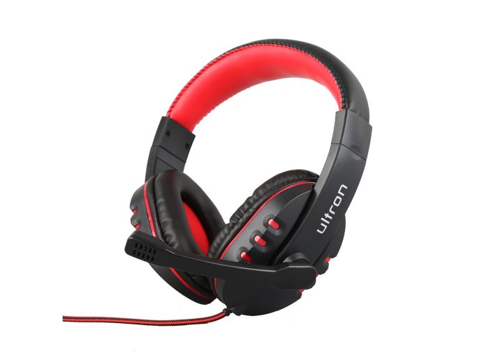 Ultron HAWK Gaming Set klawiatura Dołączona myszka QWERTZ Niemiecki Czarny, Czerwony, Biały