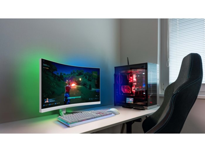 Monitor 34 cale 34M2C5501A Curved VA 180Hz HDMIx2 DP HAS Ambiglow