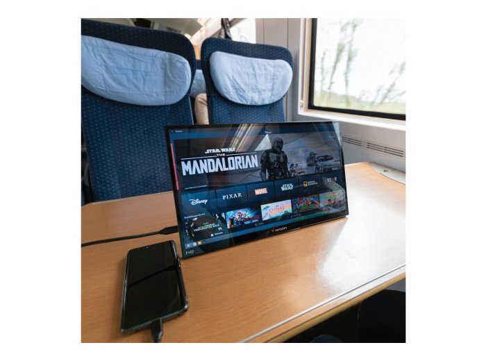 Verbatim PMT-15 monitor dotykowy 15.6 FULL HD 1080P METAL HOUSING