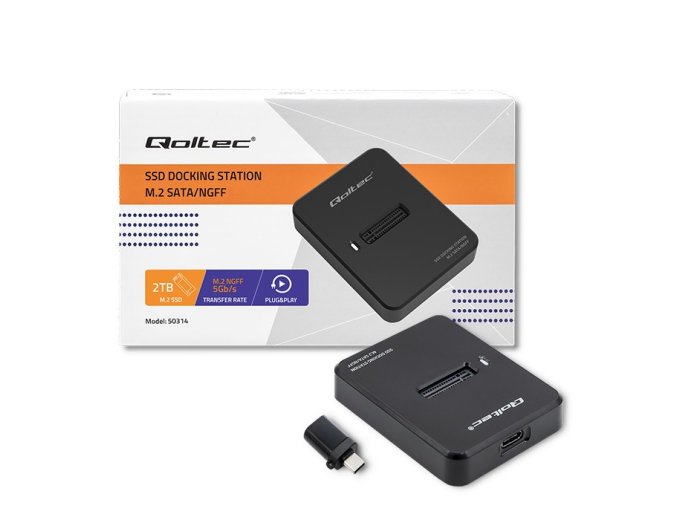 Stacja dokująca dysków SSD M.2 SATA | NGFF | USB 3.1