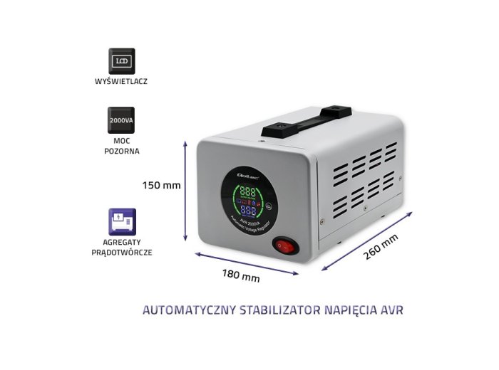 Automatyczny stabilizator napięcia AVR 2000VA