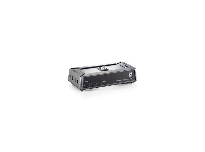 LevelOne FSW-0808TX przełącznik sieciowy Nie zarządzany Fast Ethernet (10/100) Szary