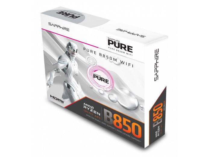 Płyta główna PURE B850M WIFI AM5 4DDR5 mATX