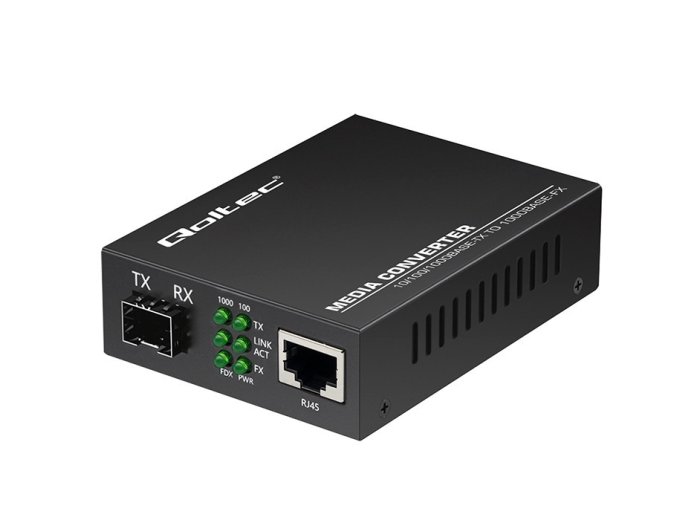 Dwukierunkowy Media Konwerter SWITCH Ethernet 1x RJ45 1x SFP | 1000Mb/s | 5V