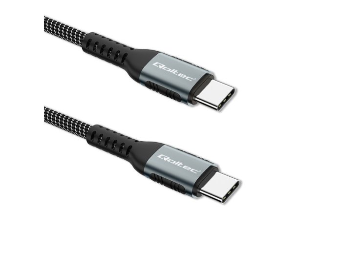 Kabel USB 2.0 typ C | USB 2.0 typ C 100W | QC 3.0| PD | 1.5m | Czarny