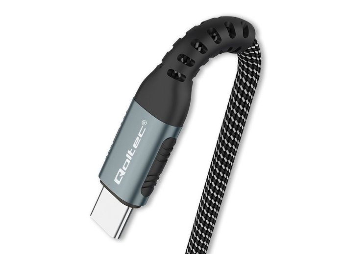 Kabel USB 2.0 typ C | USB 2.0 typ C 100W | QC 3.0| PD | 1.5m | Czarny