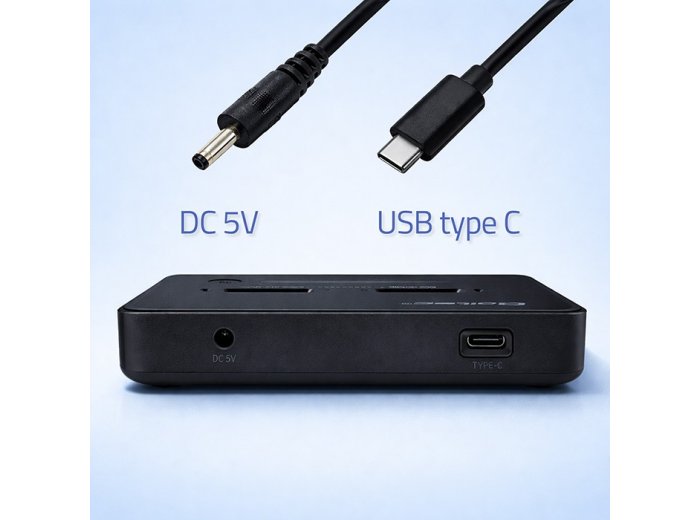 Stacja dokujšca dysków SSD M.2 NVMe | PCIe | USB-C | 20Gb/s | DUAL 2x8TB | klonowanie offline